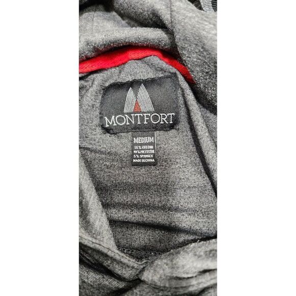 Men's Pullover Montfort Medium Grey Hoodie - Picture 7 of 7